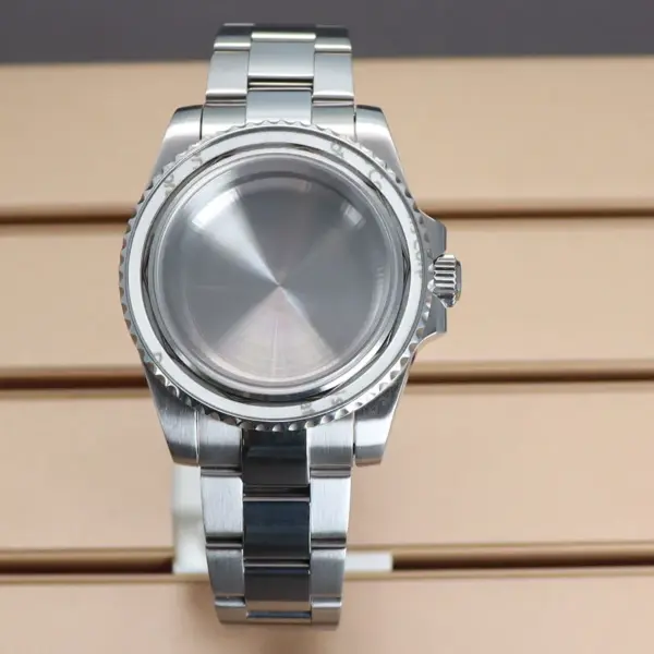 40mm Stainless Steel Watch Case for Seiko - Image 7