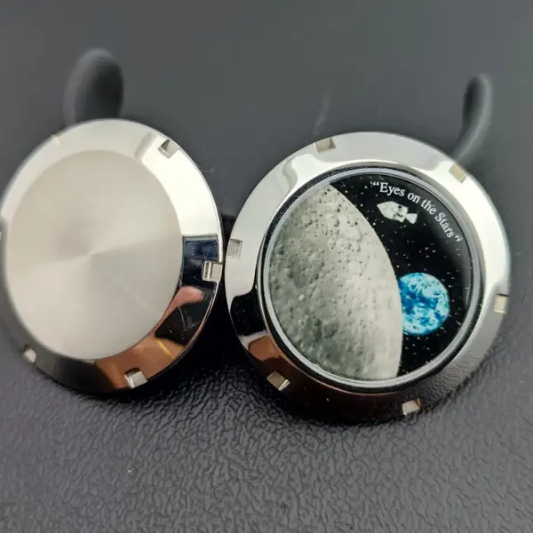 Moon Pattern Stainless Steel Case 37mm for VK63 - Image 2