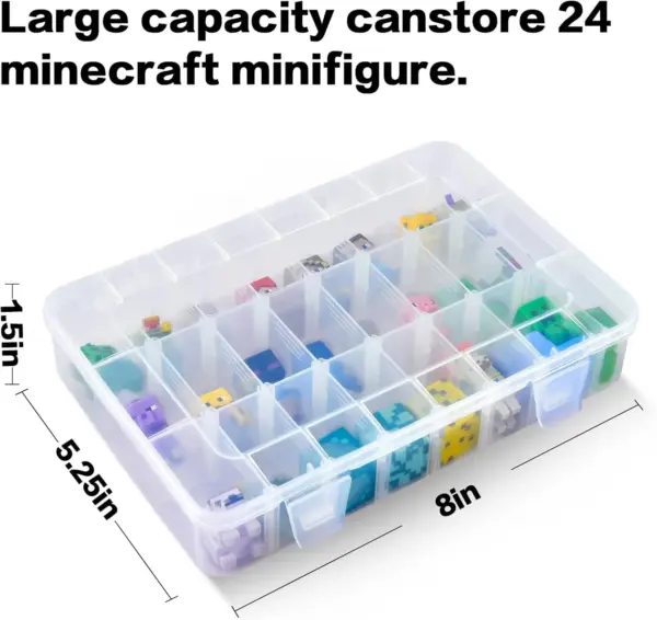 Minecraft Mini Figure Storage Organizer Box - Image 3