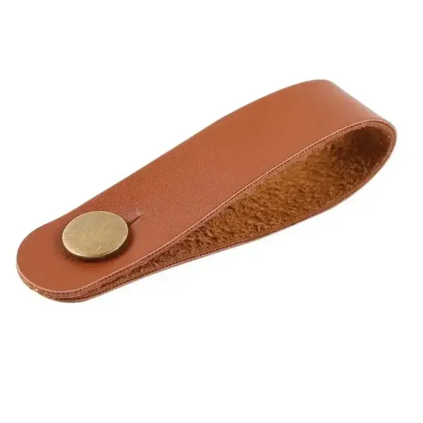 Vintage Leather Guitar Strap Button Adapter - Image 7