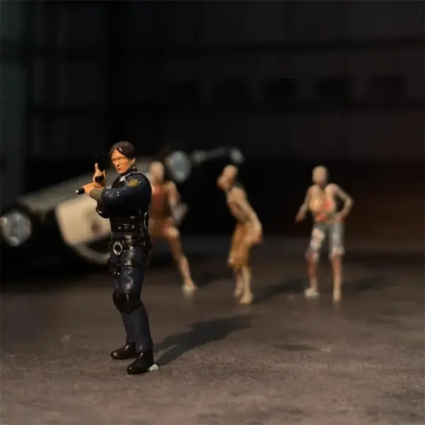 1/64 Scale Resin Zombie Action Figures Set - Image 2