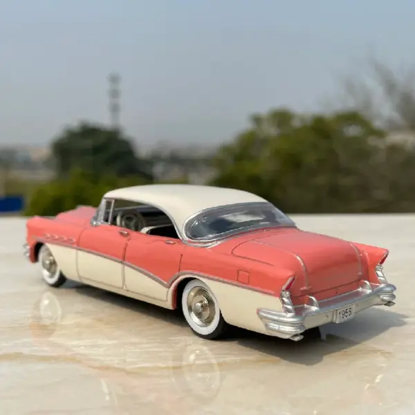 1956 Classic Yellow Alloy Diecast Car Model - Image 6