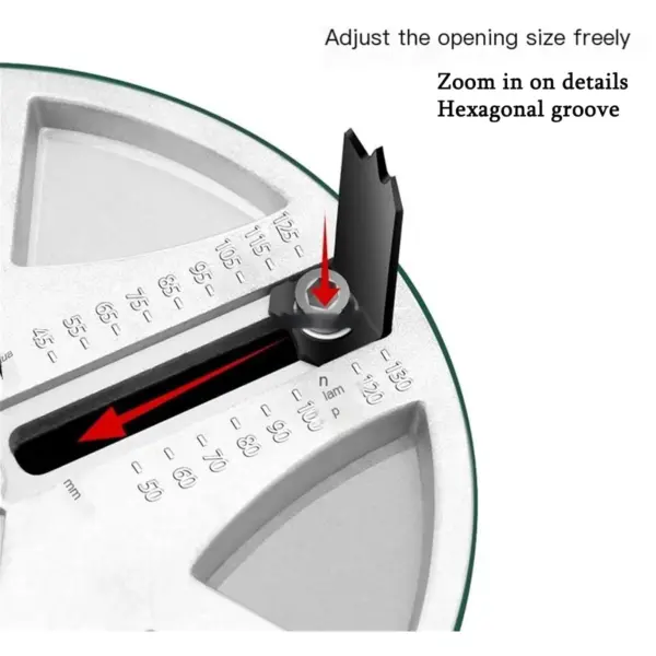 Adjustable Round Hole Saw Tool for Woodworking - Image 3