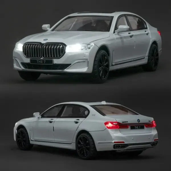 1:24 BMW 760LI Diecast Alloy Model Car - Image 4