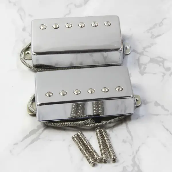 Alnico 5 Chrome Humbucker Pickups Set 2PCS - Image 2