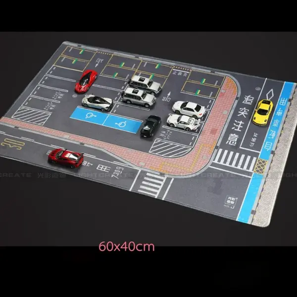 1:64 Scale City Road Scene Mat - Image 3