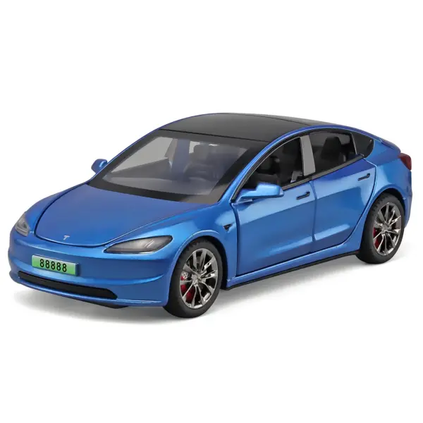 1/32 Scale Tesla Model 3 Alloy Car Model - Image 5