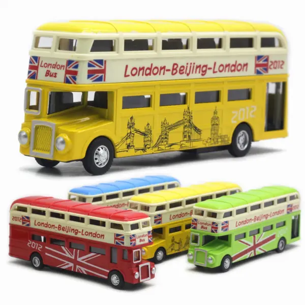 London Double Decker Bus Diecast Model - Image 5