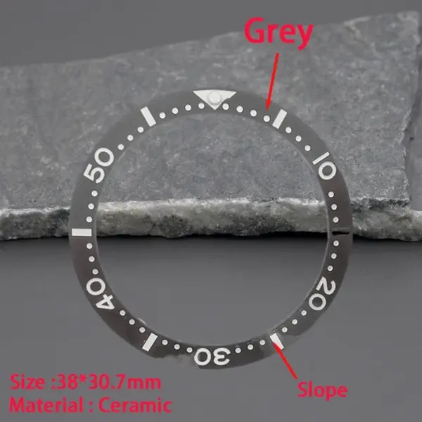 Gray Ceramic Bezel Insert for Omega Watches - Image 11