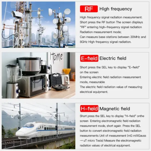 EMF02R Electromagnetic Field Radiation Meter - Image 6