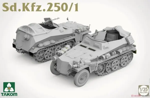 Takom 2184 1/35 Sd.Kfz.250/1 Model Kit - Image 3