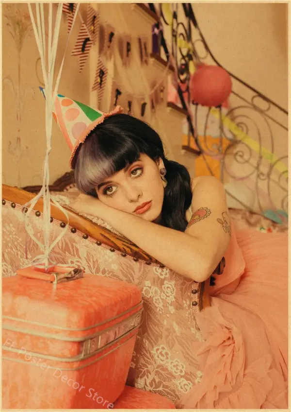 Vintage Singer Retro Music Canvas Poster - Image 8