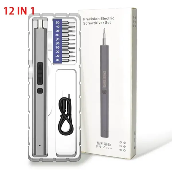 Precision Electric Screwdriver Set with LED Light - Image 10