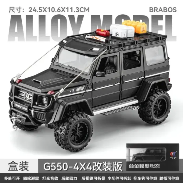 1:24 Mercedes-Benz BRABUS G550 Diecast Model - Image 11