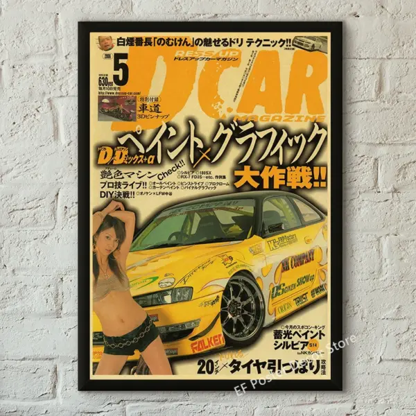 Vintage Motorsport GTR Cars Kraft Paper Poster - Image 32