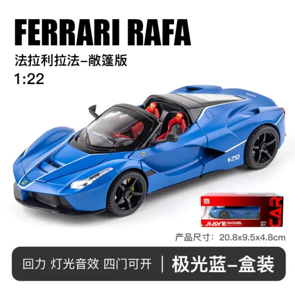 1:22 Scale Ferrari Laferrari Diecast Model Car - Image 12