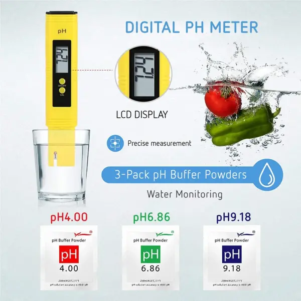 Digital TDS and pH Meter Combo Tester - Image 3