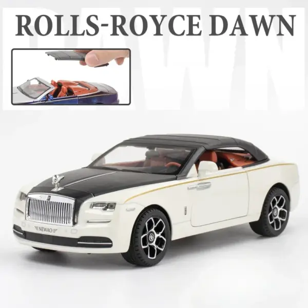 1:24 Alloy Rolls-Royce Dawn Diecast Model Car - Image 7