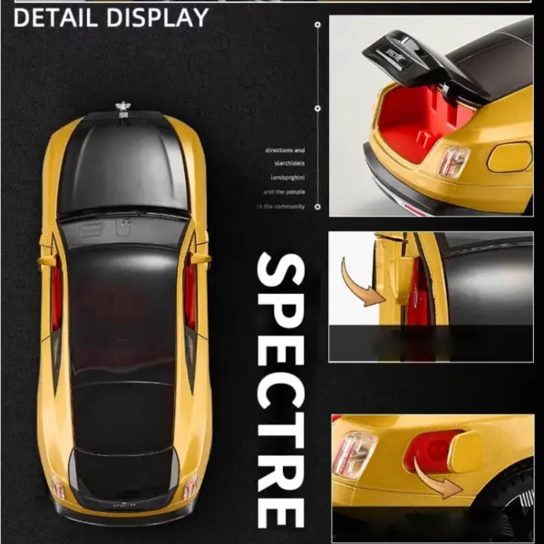 1:24 Rolls Royce SPECTRE Diecast Model Car - Image 3