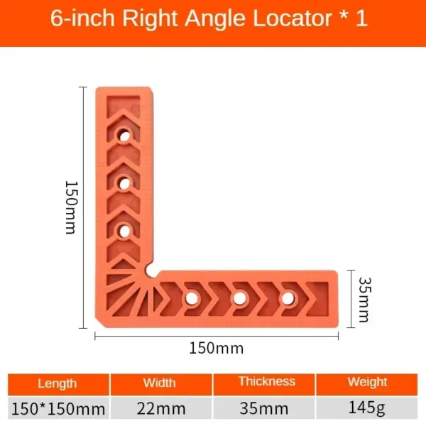 90° Right Angle Ruler Holder Woodworking Tool - Image 10