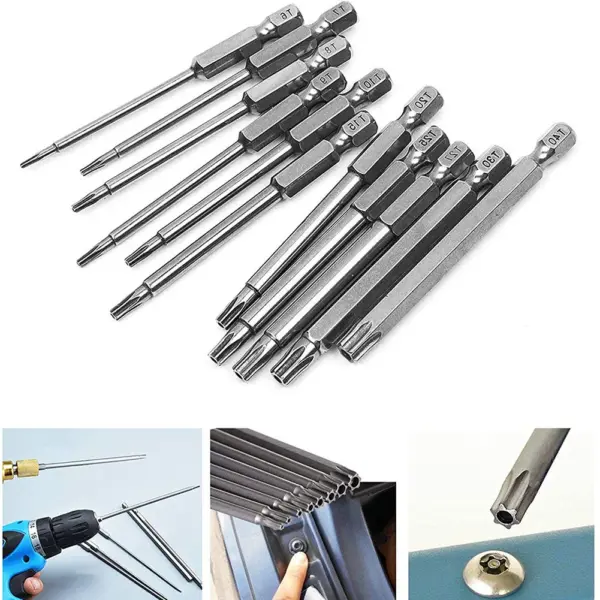 11-Piece S2 Steel Torx Screwdriver Set - Image 4