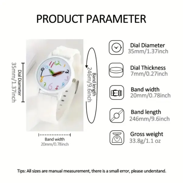 Stylish Silicone Quartz Watch for All Occasions - Image 6