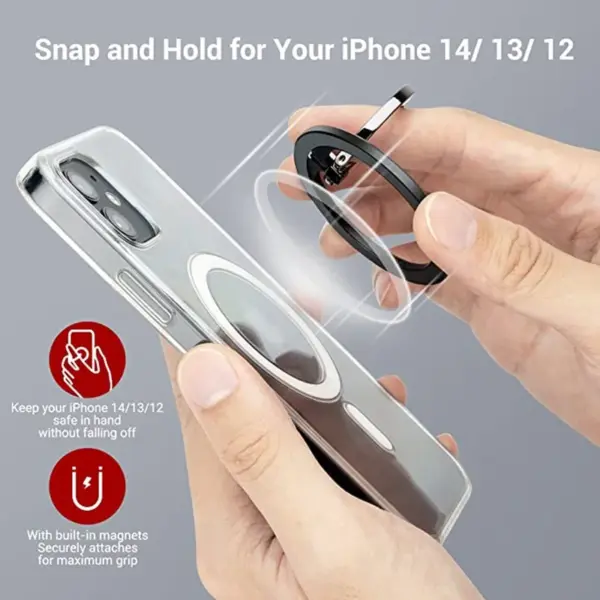 Magnetic Ring Holder for iPhone 12 13 14 15 - Image 2