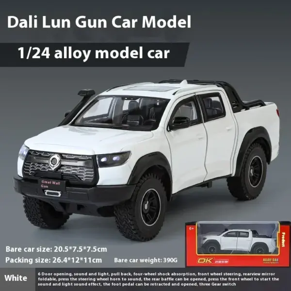 1:24 GWM Cannon POER Diecast Car Model - Image 8