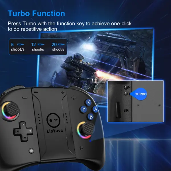 LinYuvo Wireless Gamepad for Nintendo Switch - Image 4