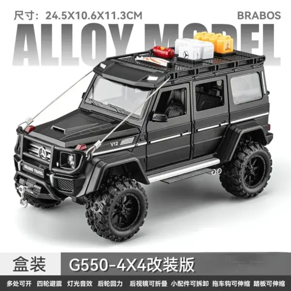 1:24 Mercedes-Benz BRABUS G550 Diecast Model - Image 9