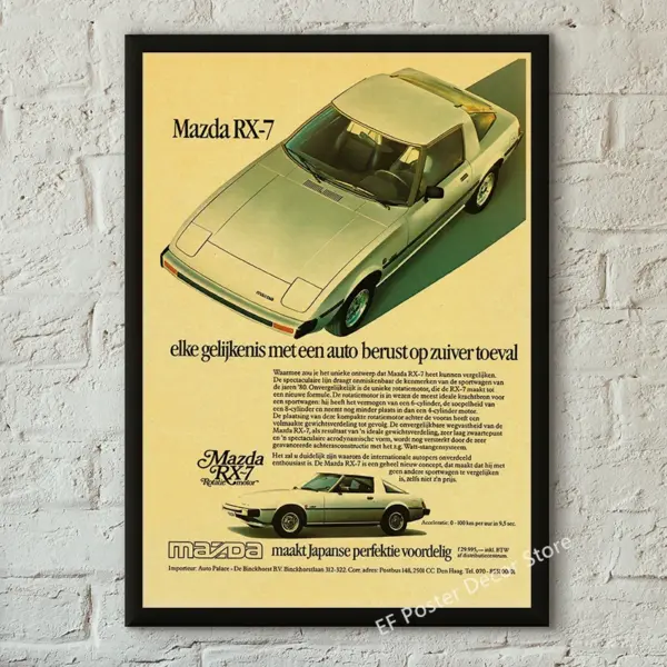 Vintage Motorsport GTR Cars Kraft Paper Poster - Image 8