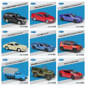 WELLY 1:36 Diecast Car Models Collection