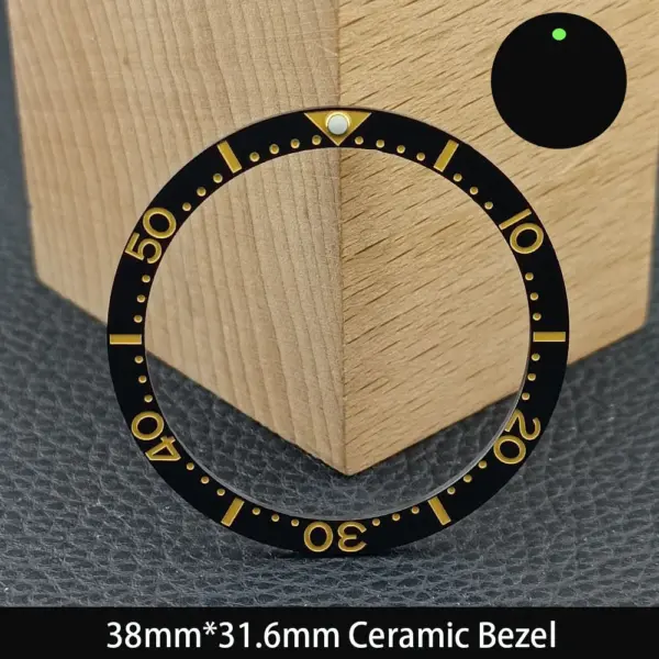 Luminous Ceramic Bezel Insert 38mm Watch Part - Image 9