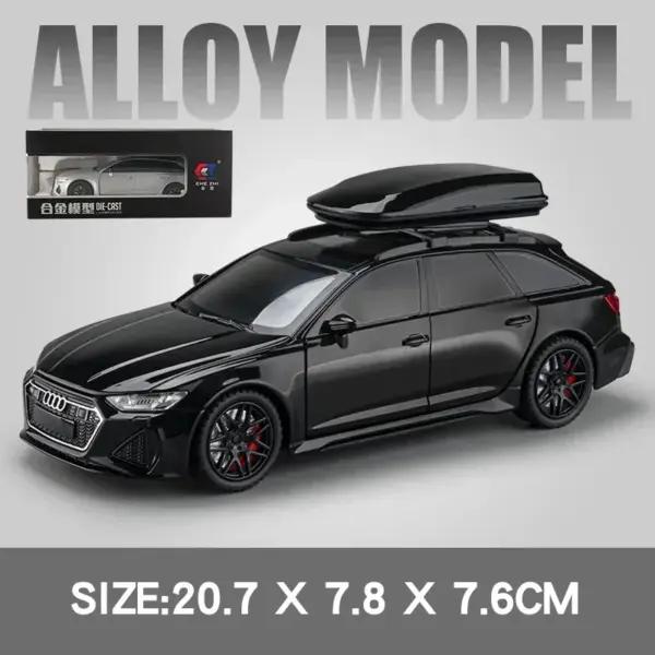 1:24 Audi RS6 Diecast Model Car with Sound - Image 11