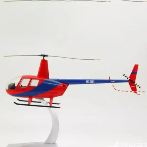 1:32 Scale Diecast Robinson R44 Helicopter Model - Image 4