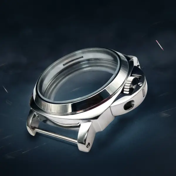 Polished Stainless Steel Watch Case 44mm - Image 2