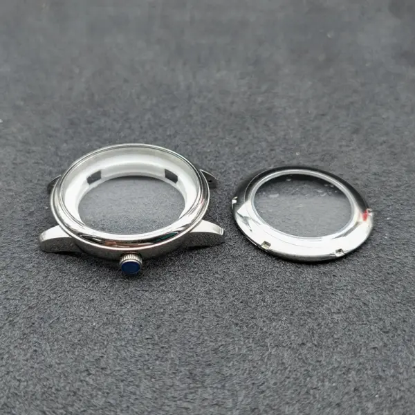 Polished Stainless Steel Watch Case 40.5mm - Image 7