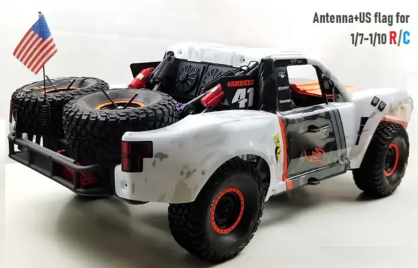 RC Climbing Car Upgrade Antenna & Flag Set - Image 3