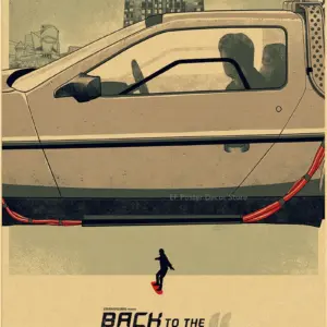 Vintage Back To The Future Movie Poster Print 93 Sf63d41f17f7845f88690da61a3f12629c 1