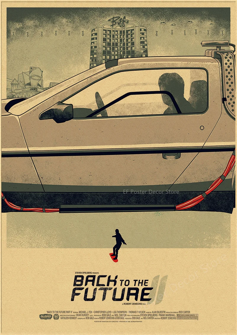 Vintage Back To The Future Movie Poster Print 45 Vintage Back To The Future Movie Poster Print - Image 45