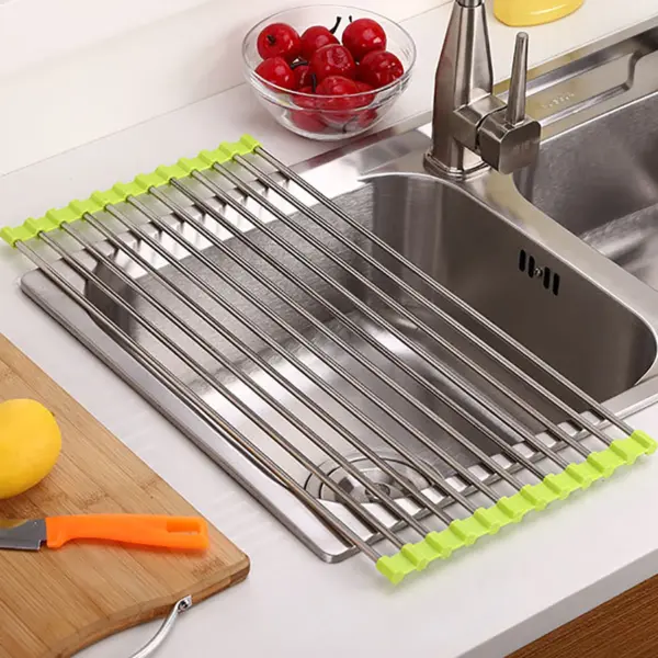 Stainless Steel Sink Drain Rack Multi-Sized - Image 5