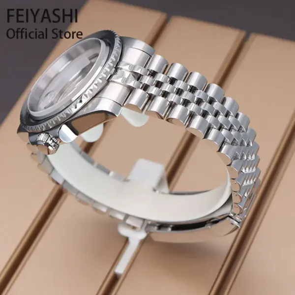 40mm Stainless Steel Watch Case for Seiko - Image 3