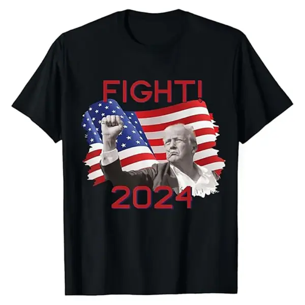Donald Trump Supporter Cartoon T-Shirt 2024 - Image 2