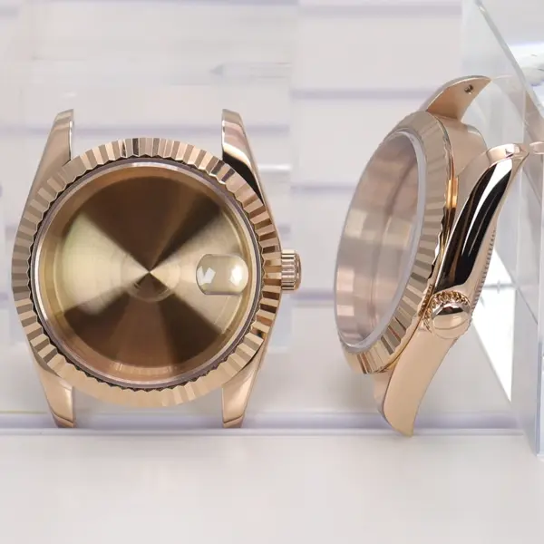 Rose Gold Watch Case for NH35 NH36 Miyota - Image 2