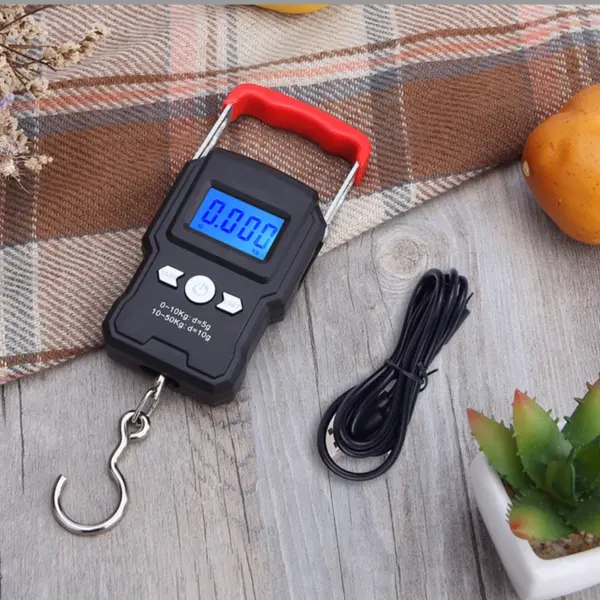 Portable 50Kg Digital Hanging Hook Scale - Image 6