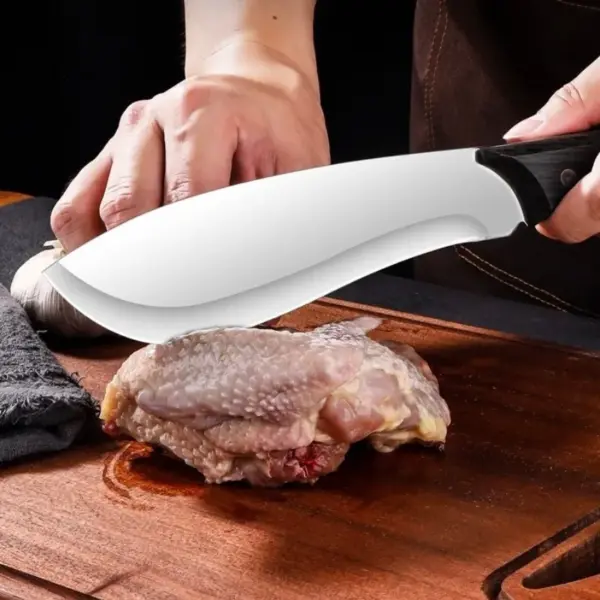 Professional Japanese Boning Knife with Wood Handle - Image 5