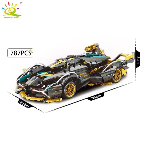 1:14 Racing Car Building Blocks Model Kit - Image 25