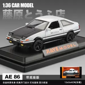 1:36 Toyota AE86 Diecast Metal Model Car 14 Sf71aff3916ab4e28accd2f6bb036c1e2H