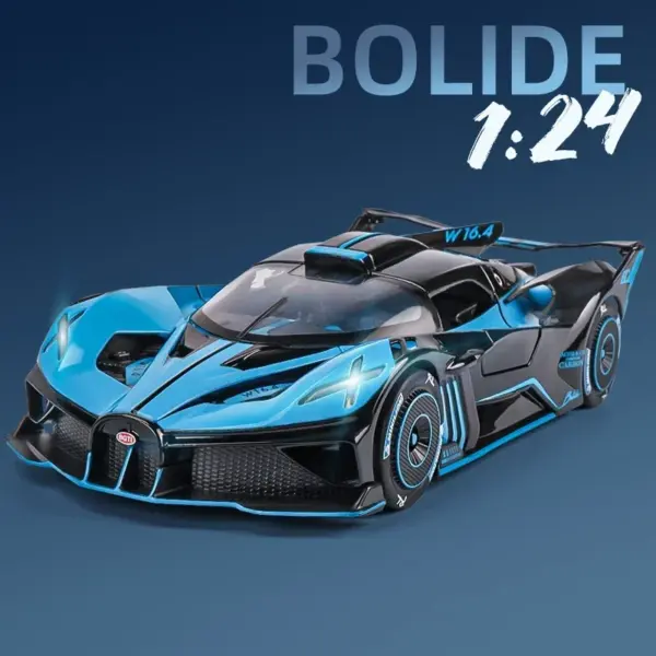 1:24 Bugatti Bolide Alloy Diecast Model Car - Image 8