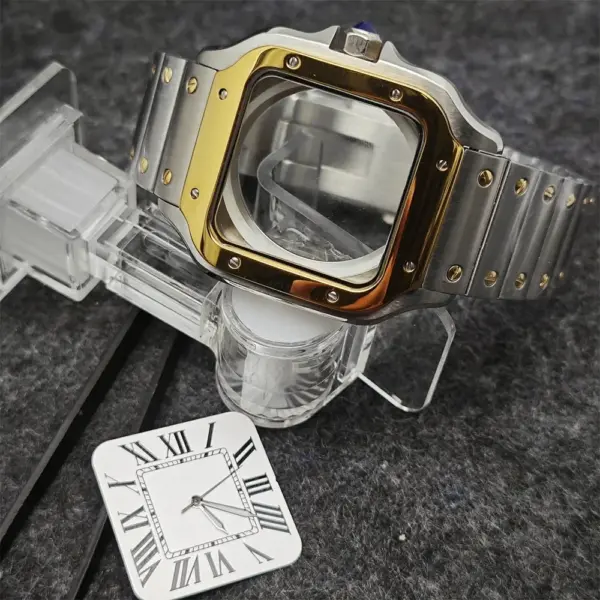 38mm Stainless Steel Watch Case for NH35 4R36 - Image 31